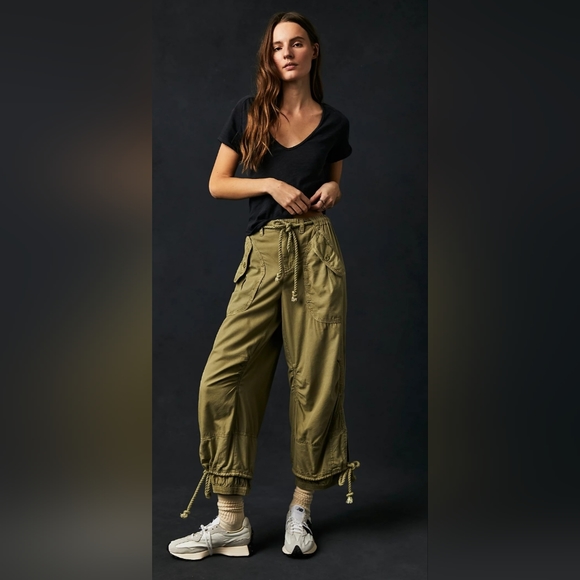 Free People Pants - Free People Big Bloom Parachute Pants
